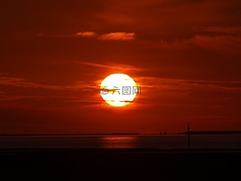 北海,晚上,abendstimmung
