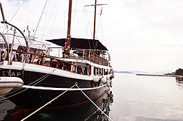 海,游艇,小船