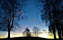 日出,黎明,himmel