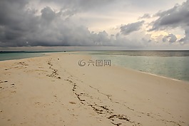 太陽,海,海灘