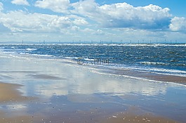 海灘,沙,海