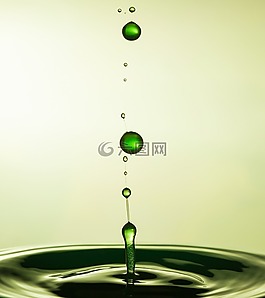 下降,皇冠,水
