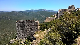 法国,比利牛斯,城堡