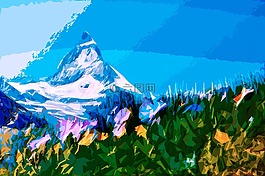 马特洪峰,山,阿尔卑斯山