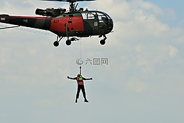 alouette 三,直升機,吊裝