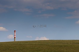 煙囪,地平線,原野