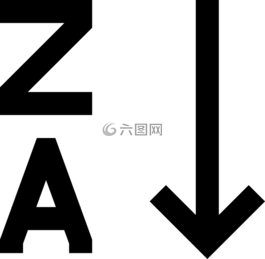 字母表的順序,降序排序,順序