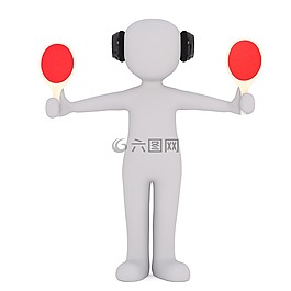 白人男性,3d模型,孤立