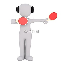 白人男性,3d模型,孤立