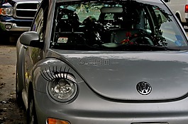 美麗,汽車,眼