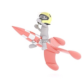 白人男性,3d模型,孤立