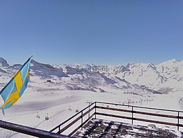 冬天,山,雪