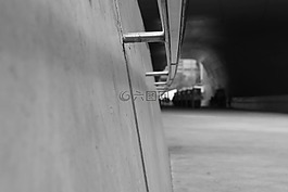 扶手,隧道,墻