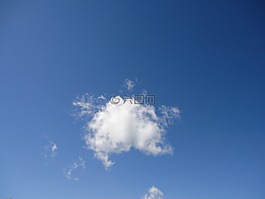 天空,藍色,云計算