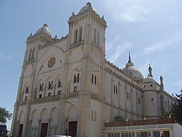 kartágó,教堂,突尼斯