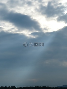 陽光,云,天空