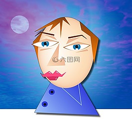 人,男子,男