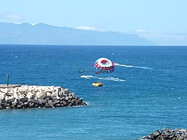 降落傘,海洋,水