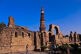 qutubminar,印度,古跡