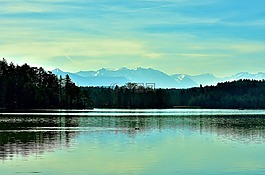景觀,復(fù)活節(jié)湖,iffeldorf
