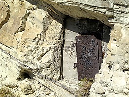自然,懸崖,金屬