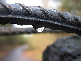 雨滴,鏡像,水