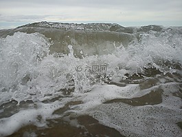 破波,噴霧,泡沫
