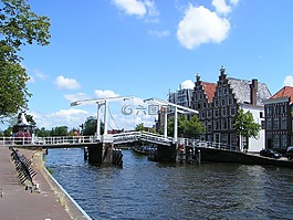哈林,spaarne,桥