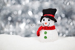 圣誕節,雪,雪人