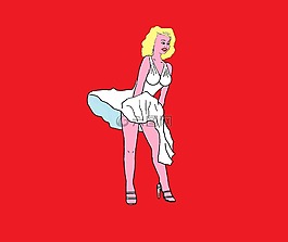 瑪麗蓮·夢露,女演員,看電影