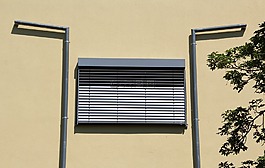 hauswand,黃色,窗口