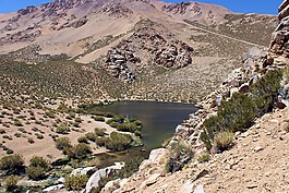 山,智利,谷