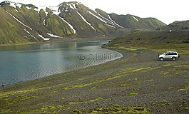 冰島,湖,冰川