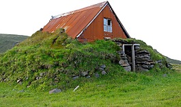 木屋,冰島,廢墟