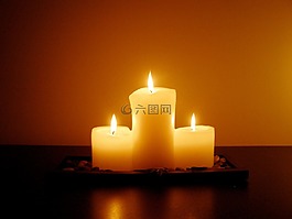 冥想,烛光,dim