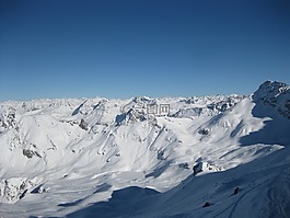 snowcaped 山,山,景觀