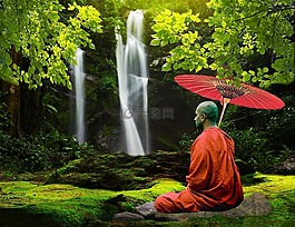 僧侶,瀑布,性質(zhì)