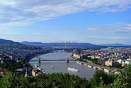 布達(dá)佩斯,夏季,全景圖