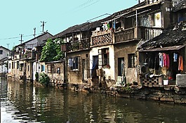 中國,河,正面看
