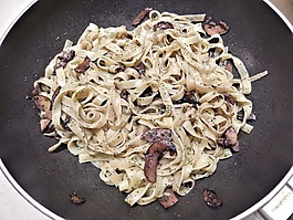 面條,蘑菇,歐芹