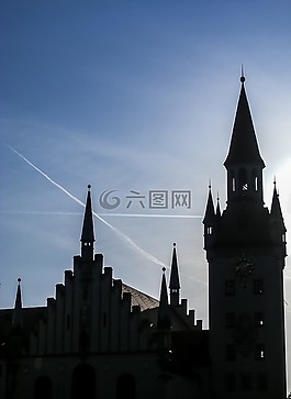 marienplatz,慕尼黑,巴伐利亚