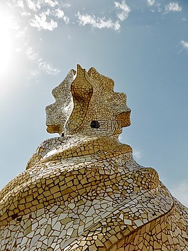 高迪,巴塞羅那,馬賽克