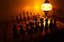 國際象棋,燈,思維