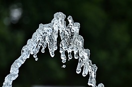 水,噴泉,盆地
