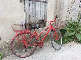 自行車,紅色,騎自行車