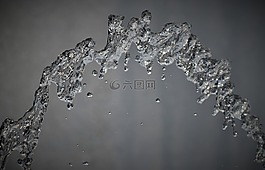 水,噴泉,水射流