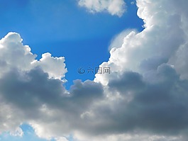云,天空,藍(lán)色