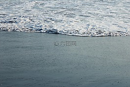 泡沫,岸,沙