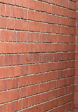 墻,磚,紅色