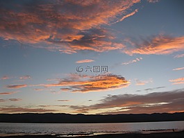 熊湖,犹他州,日落